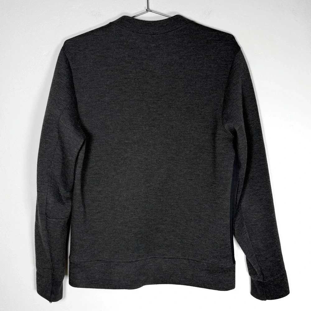 ISAORA‎ Men's Charcoal Grey Tech Bomber Jacket Full Zip Size Small
